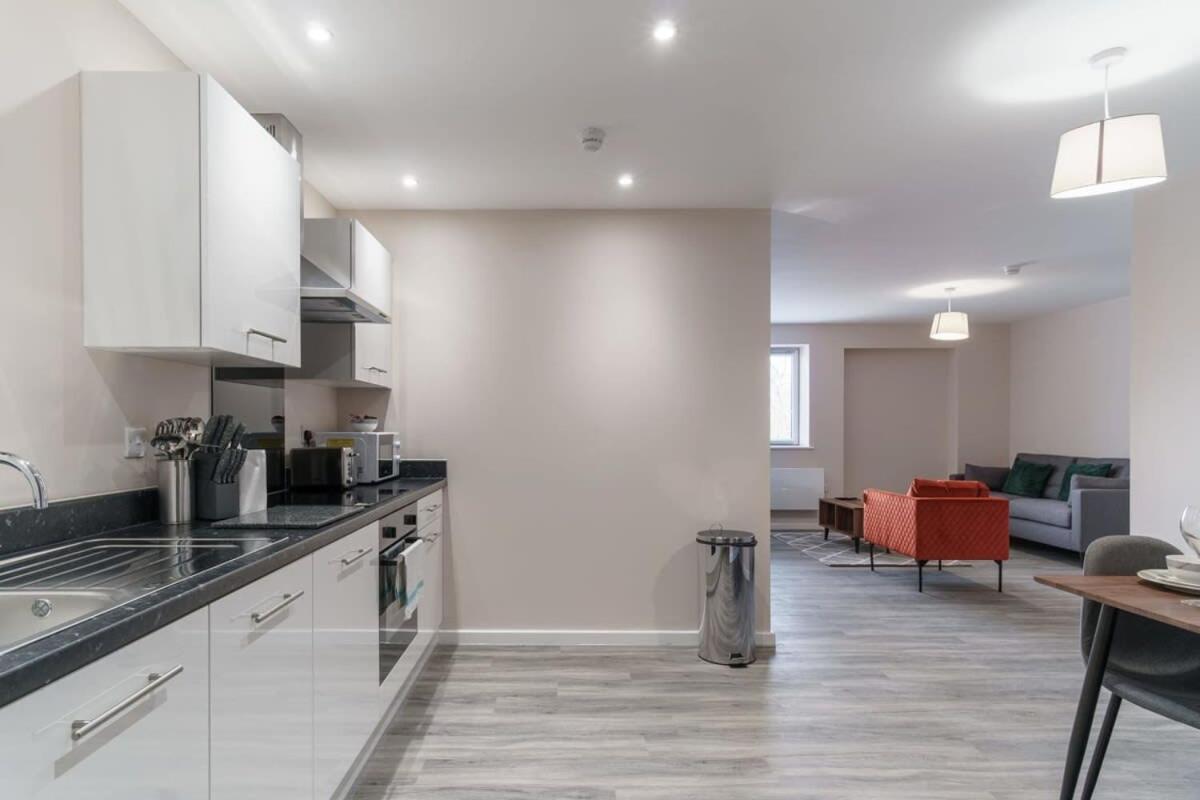 Bright 2 Bed Apartment Manchester - Sleeps 4 Exterior foto